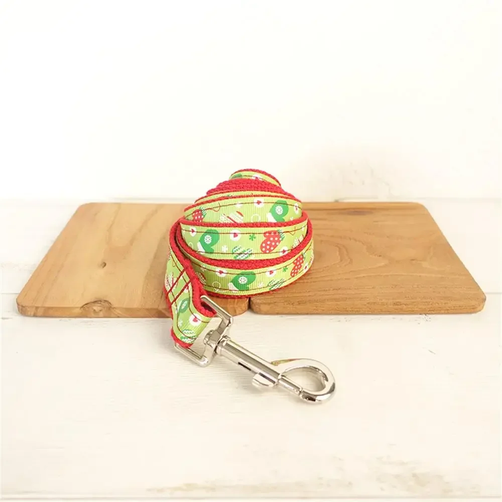 Collar de perro personalizado con grabado gratuito, correa para mascotas a juego, hebilla de Metal de contactos personalizados, collares para mascotas con frutas bonitas - imagen 3