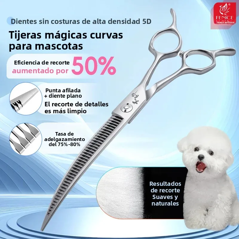 Tijeras de peluquería canina curvas 7,25 pulg. JP440C - para perros - imagen 2