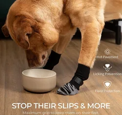 Calcetines antideslizantes para perros – Suela de madera