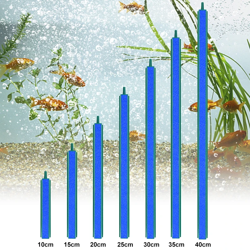 Bomba de aire de 4/6/8/10/12/14/16/18 pulgadas, piedra de arena, bomba de oxígeno para acuario, barra de burbujas de piedra de aire fresco, bomba aireadora para pecera de acuario