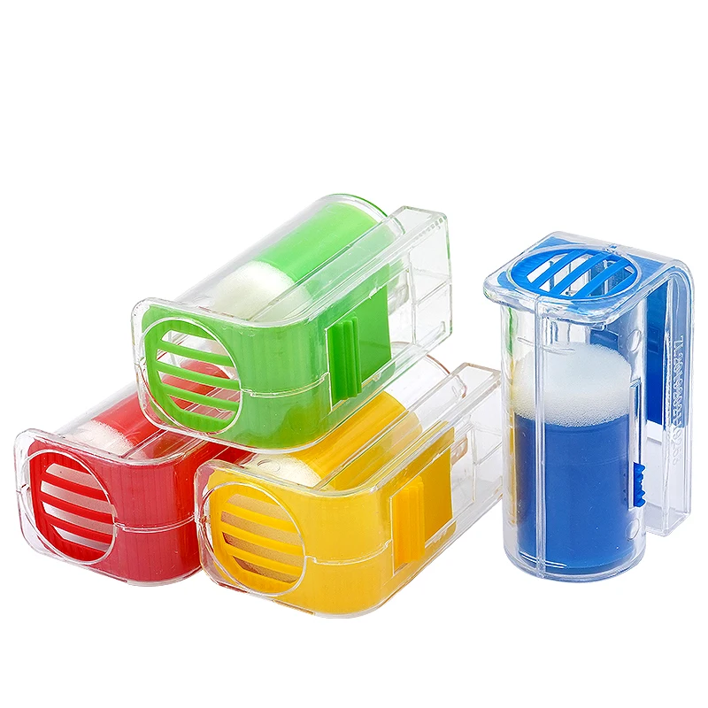 Botella marcadora de abeja reina, jaula para marcar abejas, receptor de marcado con émbolo de felpa, suministros de apicultura para jardín, 1 ud. - imagen 3