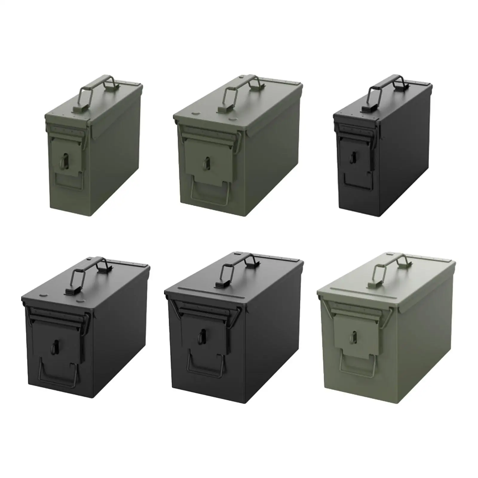 Portable Tool Box Heavy Duty Carrier Container Steel Hard Case Multipurpose for Equipment Tools Home Repairs Components Travel