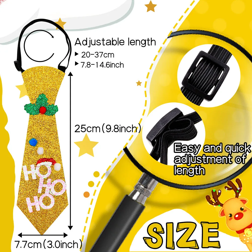 Corbatas navideñas 20 piezas para perros grandes, corbatas ajustables brillantes para mascotas, accesorios de aseo para perros - imagen 2