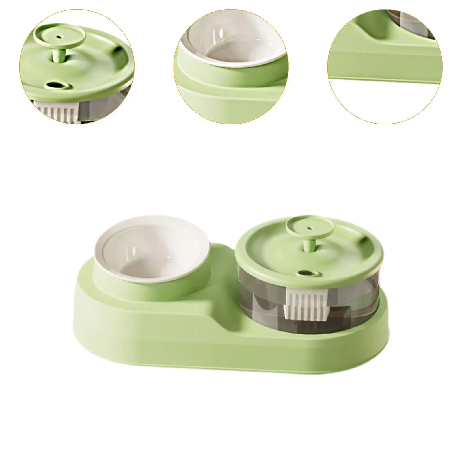 Cat Food And Water Bowl Pet Feeding Bowls Cat Dish for Cats 