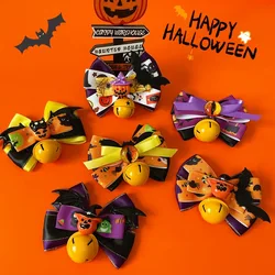 Pajarita de Halloween con campana para perro y gato – Adorno festivo