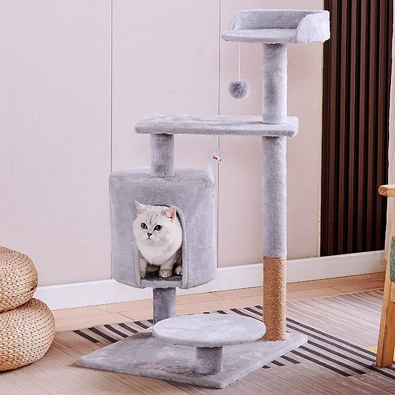 Marco de escalada para gatos, casa de árbol para gatos, poste rascador de Sisal para gatos, rascador para gatitos, entrenamiento para gatos, juguetes para rascar árboles, suministros para mascotas - imagen 2