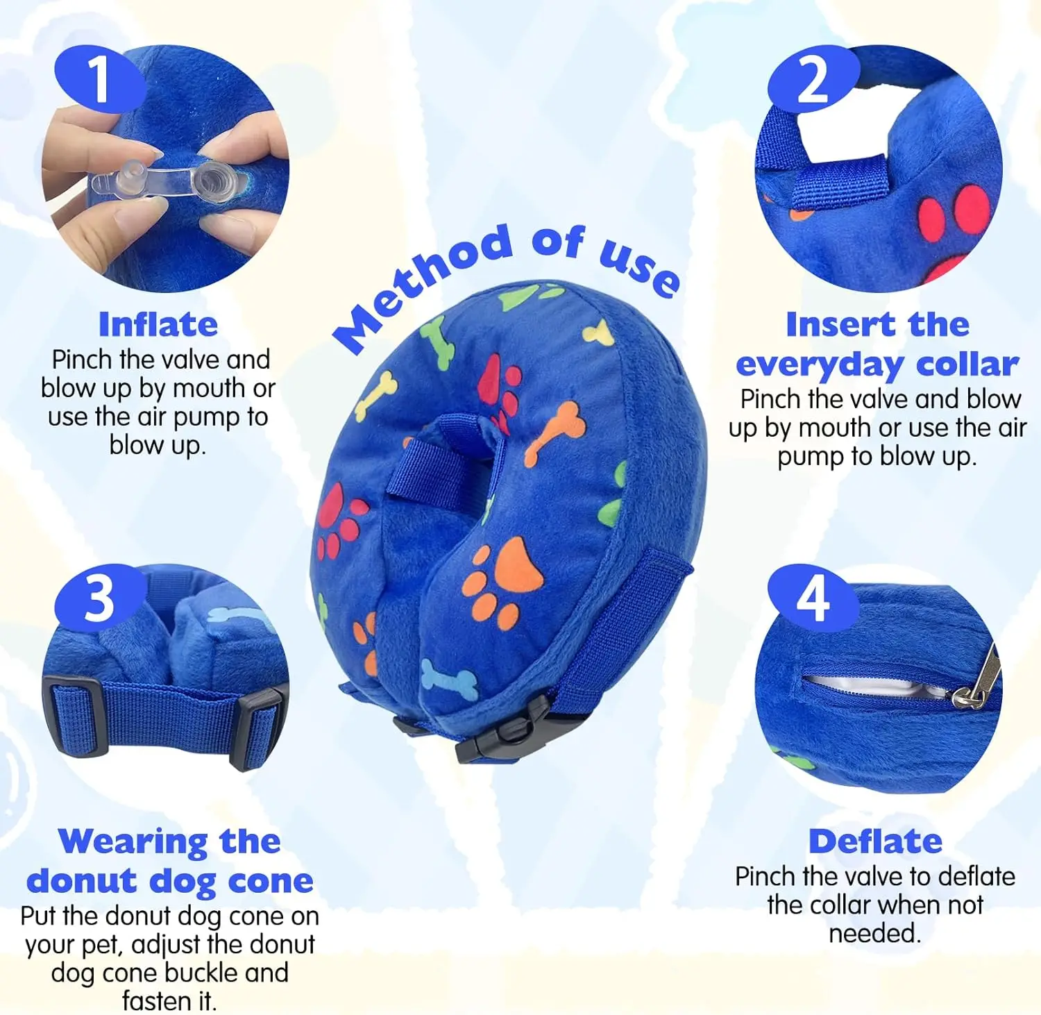 Collar isabelino inflable para perros – Alternativa post-operatoria - imagen 4