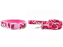 Collar camuflaje rosa para perros pequeños – Diseño de lujo