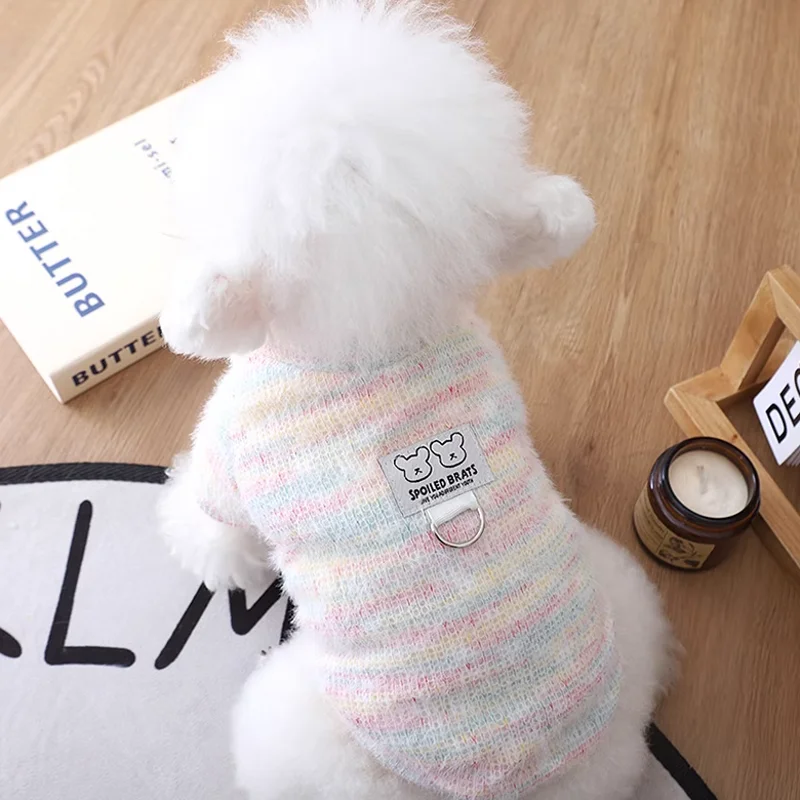 Ropa de invierno para perros, suéteres de lujo para perros pequeños, disfraz para perros y gatos, abrigo para cachorros, Chihuahua, Dachshund, Yorkie, suéter cálido para perros, nuevo - imagen 2