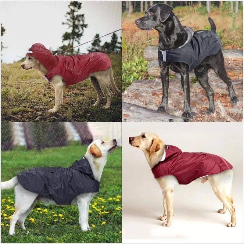 Chubasquero Para perros, chaqueta, ropa reflectante, Poncho de lluvia impermeable, ropa impermeable para exteriores, disfraz, suministros Para Mascotas, Artículos Para Mascotas - imagen 2