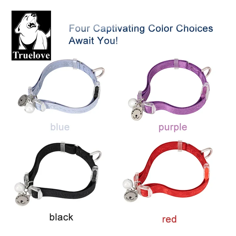Truelove-Collar elástico para gato, correa de fácil Control, Material suave, ligero, a la moda, para perros pequeños, producto para gato, TLC5313 - imagen 2