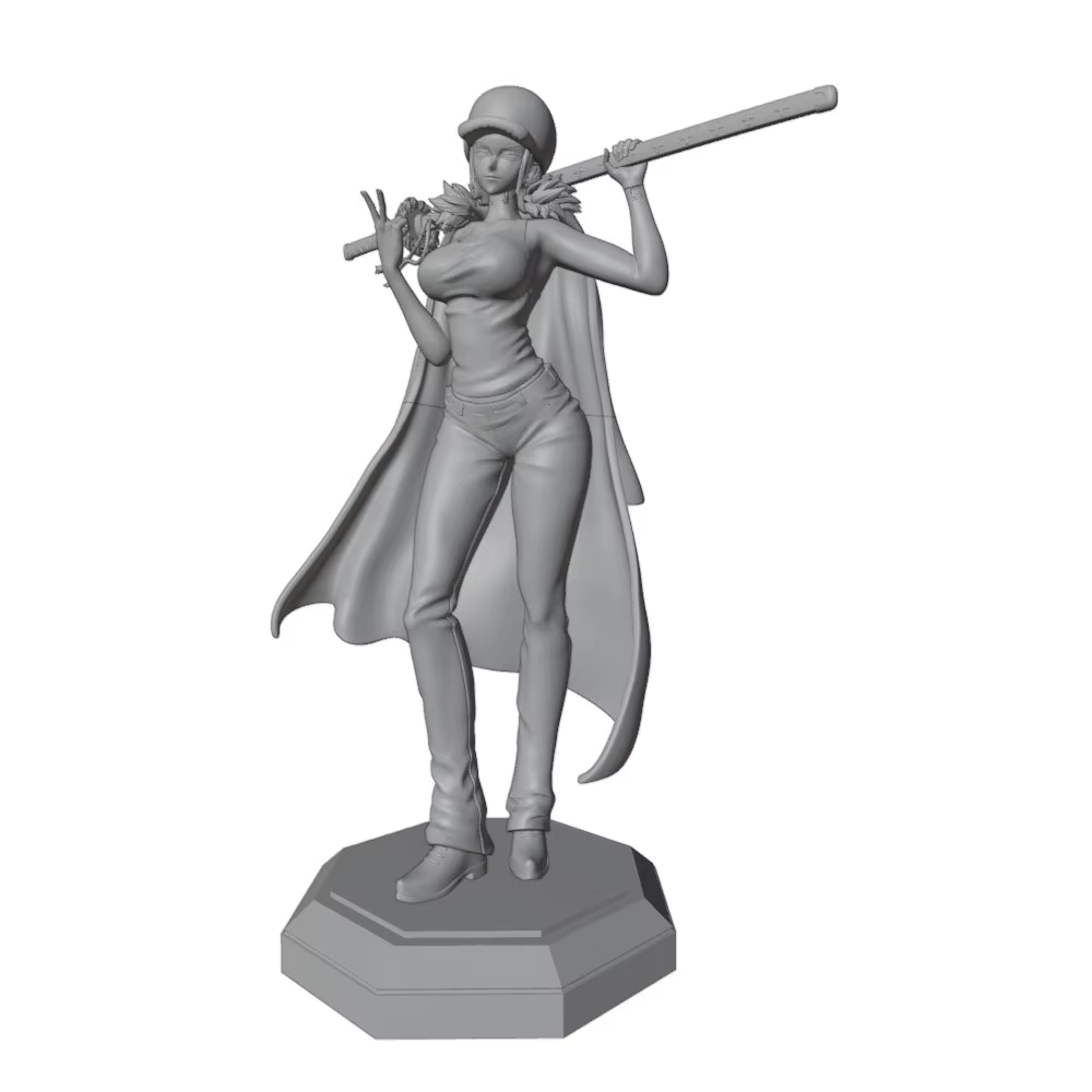 Figura miniatura de resina guerrera para gatos – Sin montar ni pintar