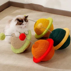 Rascador de sisal con bolas para gatos - Protege sofa