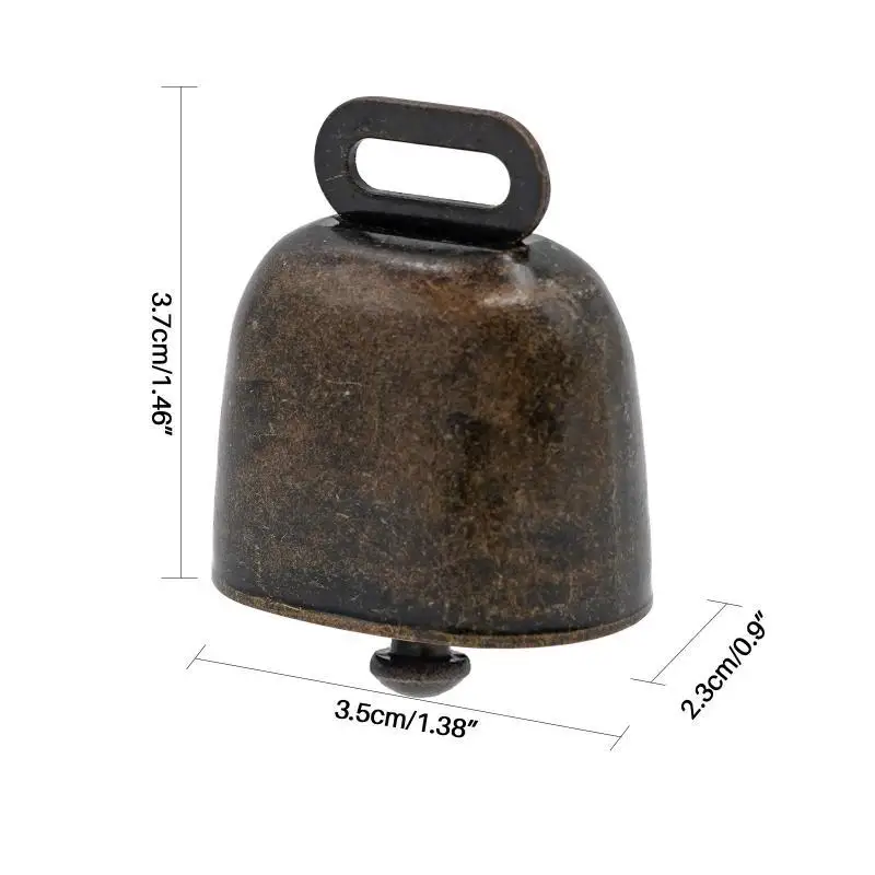Cascabeles de cobre para pastoreo de ganado, cascabel de bronce fuerte y crujiente, extensión más lejana, 2 unidades - imagen 4