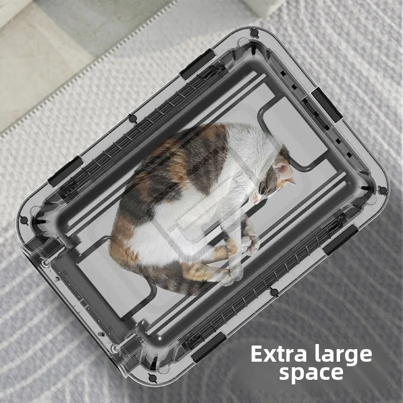 Jaula portátil para transportar aire para mascotas, caja especial de envío internacional para perros y gatos, suministros de productos para mascotas, accesorios portátiles de viaje - imagen 4