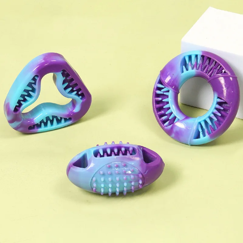 Juguete para masticar para perros pequeños y medianos TPR, juguete para limpiar los dientes, resistente a mordeduras, juguete interactivo para cachorros, suministros para mascotas - imagen 5