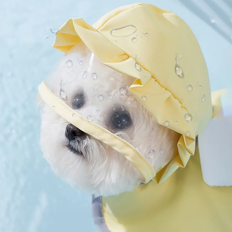 Chubasquero impermeable para perros pequeños, ropa impermeable para cachorros, chubasquero de secado rápido, S-XXXL - imagen 4