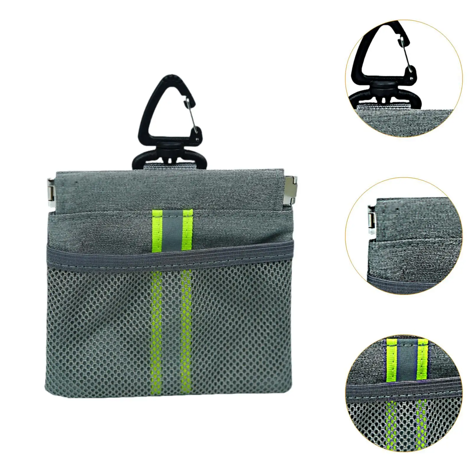 Dog Treat Pouch Poop Bag Dispenser No Spilling,with Reflective Belt,Sturdy feed Snack Reward Case for Leash Dog Training Travel