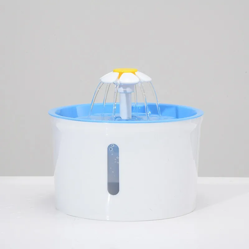 Bebedero fuente para gatos con filtro – Diseño de flor - imagen 3