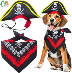 Disfraz pirata con calavera para perros y gatos – Halloween