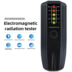 Medidor EMF portátil para gatos y perros con LED de alerta práctico