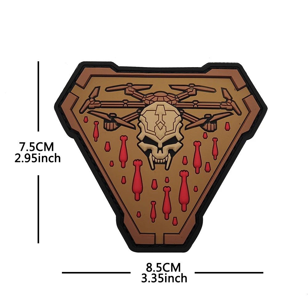 Parche identificativo con diseño skull para collares de perro y gato - imagen 4