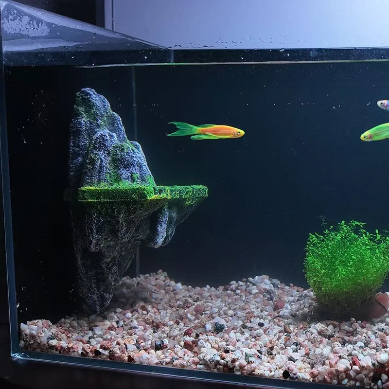 Adornos flotantes de pómez para pecera – Decoración acuática - imagen 4