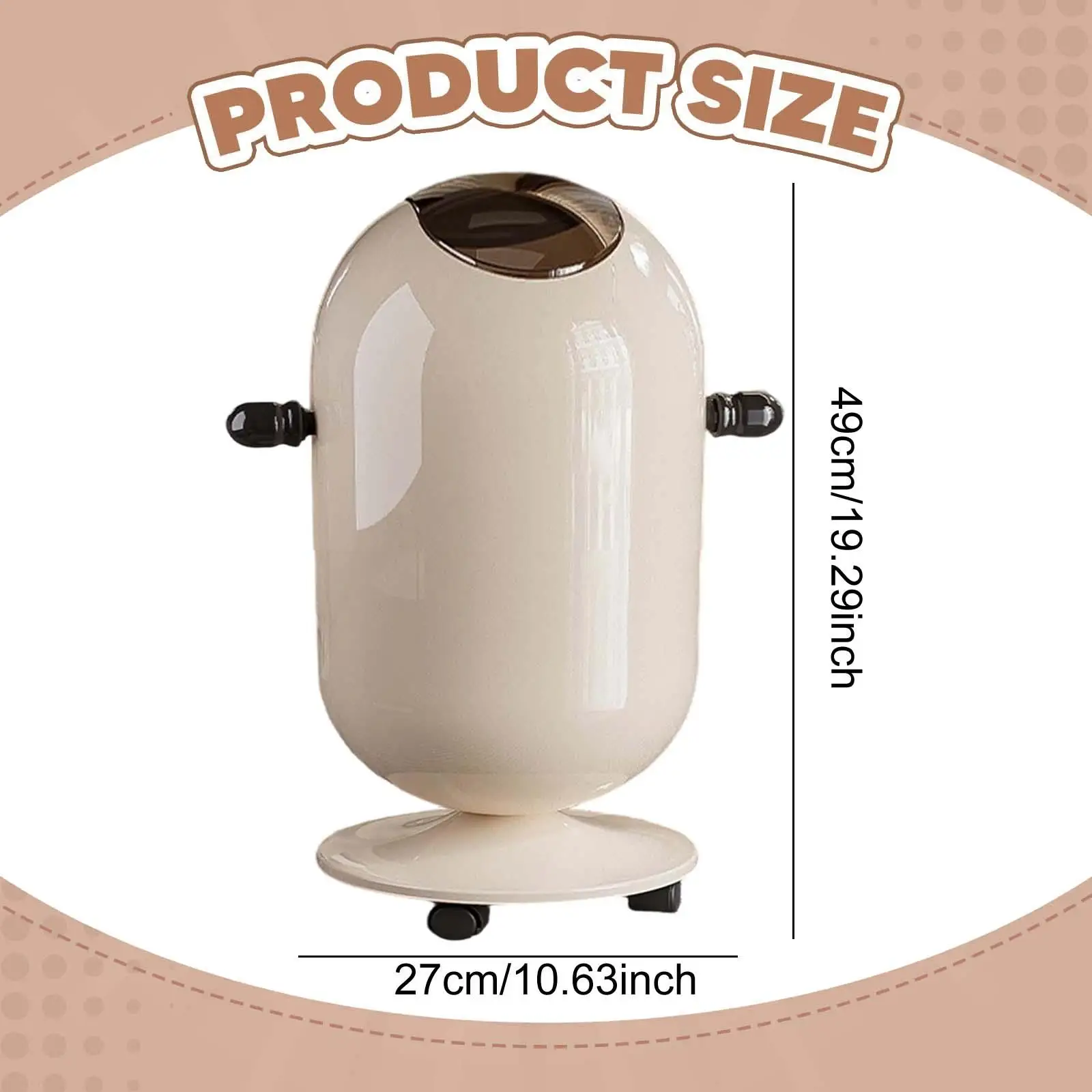 Trash Can with Wheel Container Nordic Portable Doube Bucket Household Garbage Trash Can with Wheel Container Nordic Portable Doube Bucket Household Garbage