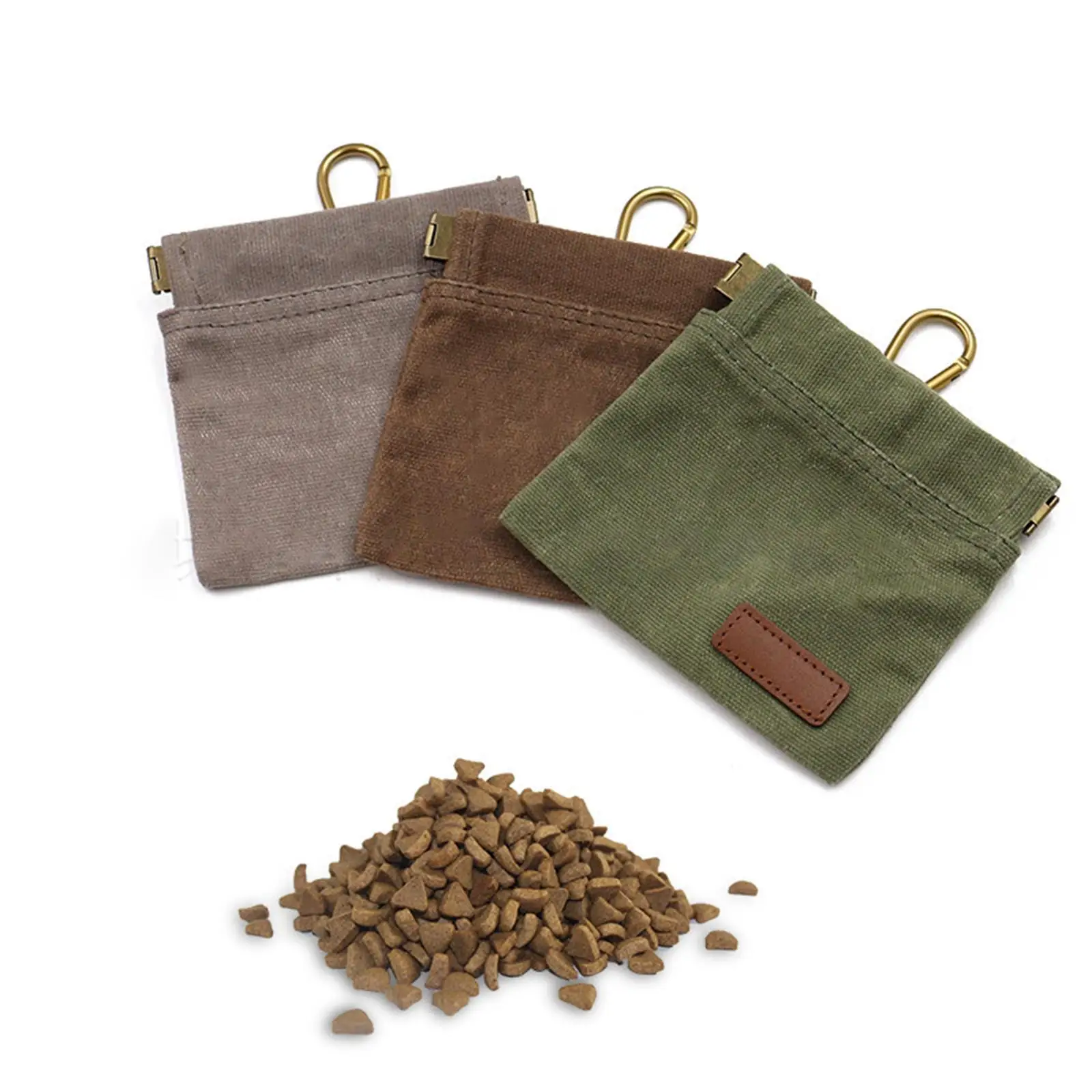 Dogs Treat Bag Belt Portable Backpack Snack Bag Dog Food Bag Dogs Training Pouch for Daily Walking Jogging Outdoor Travel