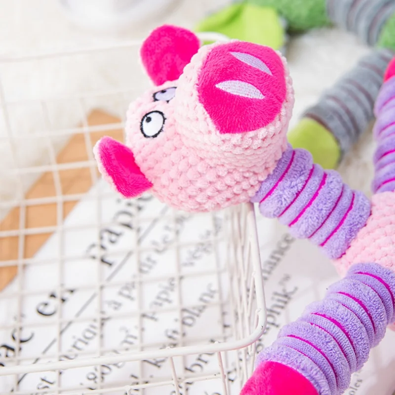 Juguetes para perros, suministros de felpa para mascotas, juguetes de limpieza dental, juguetes interactivos para cachorros resistentes a mordeduras y aburridos, 1 ud. - imagen 5