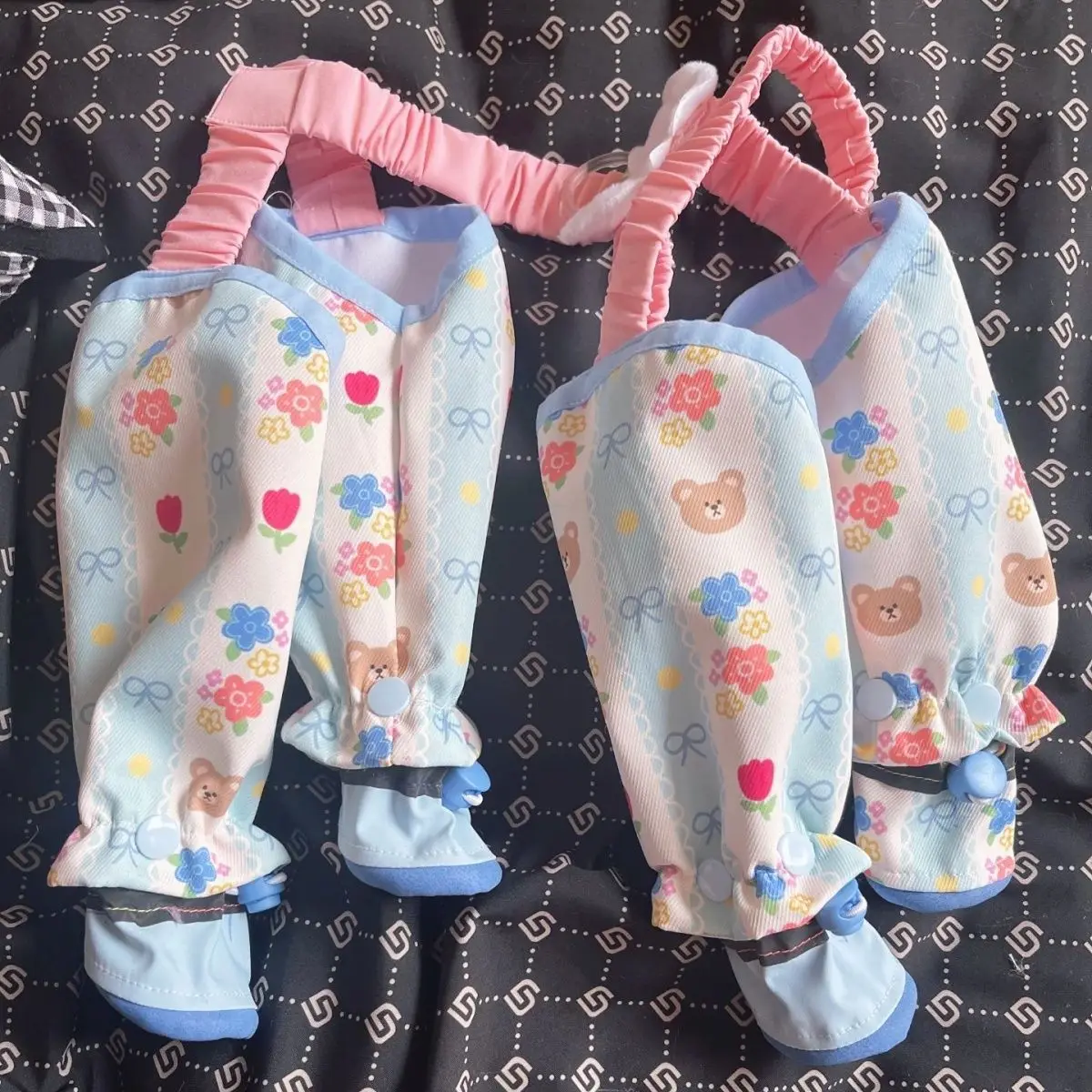 Cochecito de mascotas para salir, pantalones de cuatro patas a prueba de polvo, mono para perros, zapatos, pantalones ligeros de protección de piernas, ropa pequeña