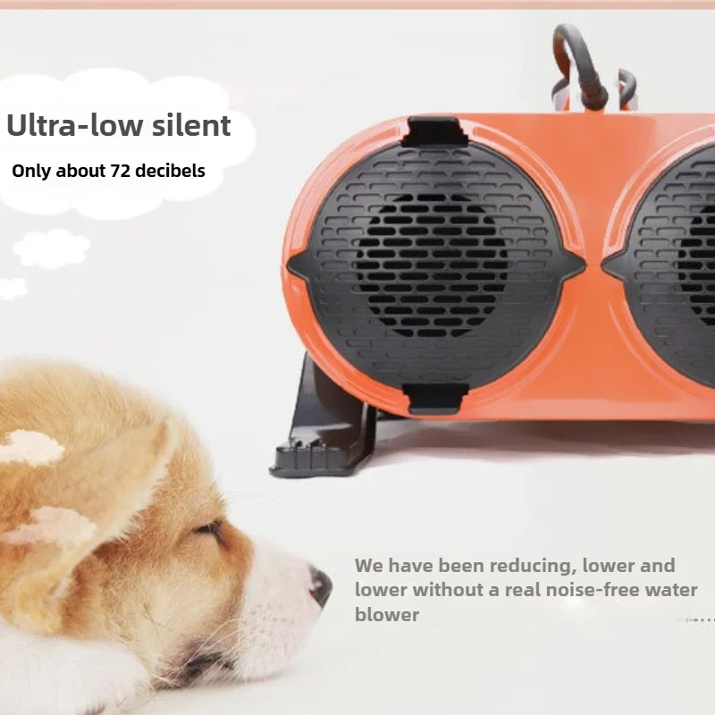 Secadores profesionales para perros, tienda de mascotas, secadores grandes Golden Retriever, soplador con calefacción, máquina secadora de perros de doble Motor silenciosa con soporte - imagen 5