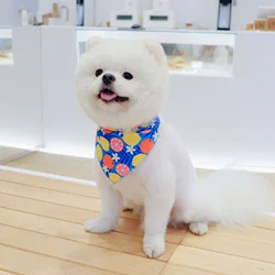 Bandana para perro limón y naranja – Estampado frutas cítricas