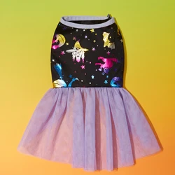 Disfraz Halloween perro tutu estampado murciélago cómodo divertido