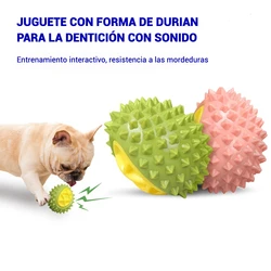 Juguete interactivo para perros con sonido y limpieza dental