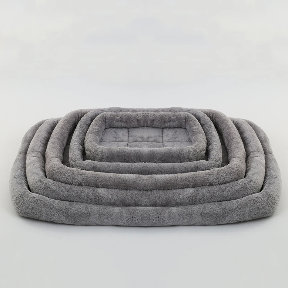 Cama de felpa acolchada para perros y gatos