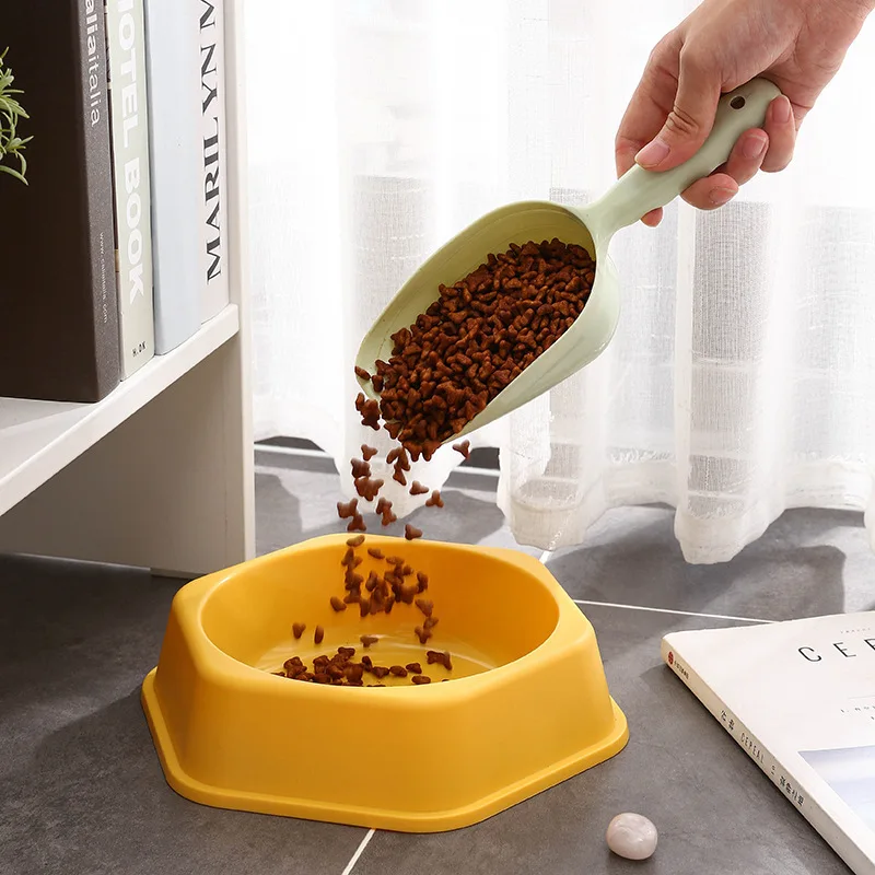 Comedero tazón hexagonal antideslizante para perro y gato – Agua y comida - imagen 2