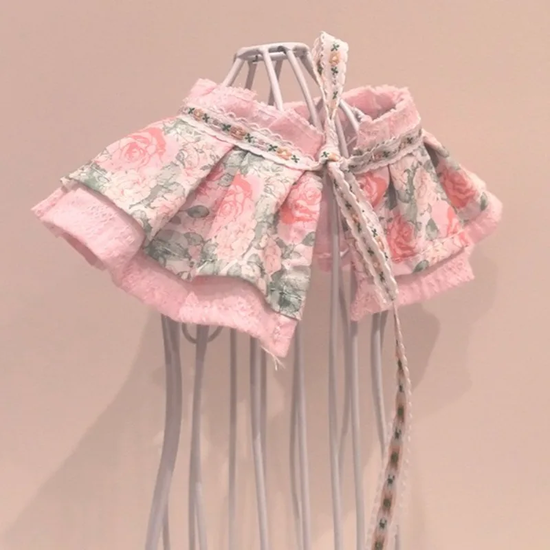 Babero para mascotas de cumpleaños a la moda, bufanda ajustable para Bichon, Chihuahua, babero para mascotas, bonito pajarita con volantes, accesorios especiales para perros y gatos - imagen 2