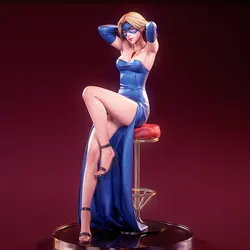 Kit modelo resina gris miniatura chica sexy sin montar ni pintar