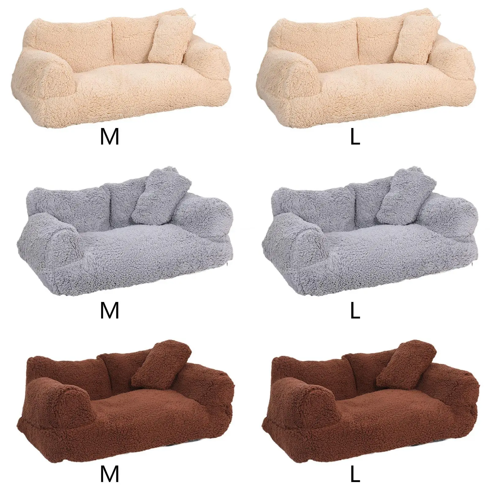 Cat Couch Bed Soft Nonslip Bottom Comfortable Dog Bed for Cats Puppy Kitty Cat Couch Bed Soft Nonslip Bottom Comfortable Dog Bed for Cats Puppy Kitty