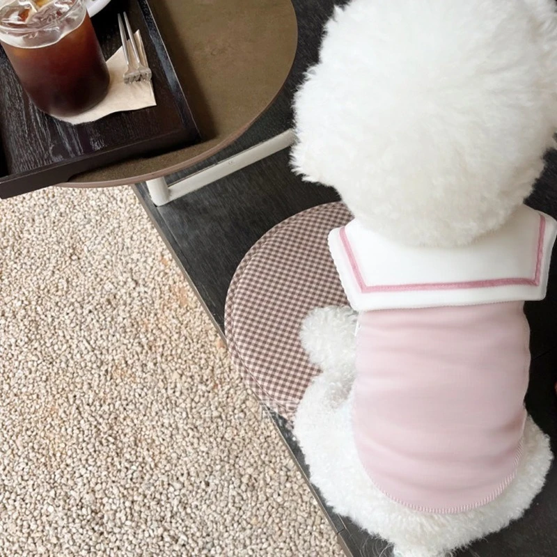 Ropa interior con capucha para otoño/invierno para mascotas, Teddy Yorkshire, ropa para perros pequeños, gatos y perros pequeños, ropa para cachorros - imagen 4