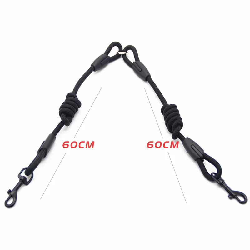 Acopladores de correa para perro, cuerda de 2 vías, correa doble para mascota, cinturón para caminar al aire libre para dos cachorros, Chihuahua, perros pequeños, accesorios de plomo - imagen 5