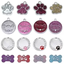 Placas de identificación personalizadas para perros y gatos con grabado