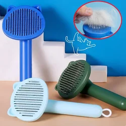 Cepillo autolimpiante para perros y gatos – masaje suave, pelo limpio