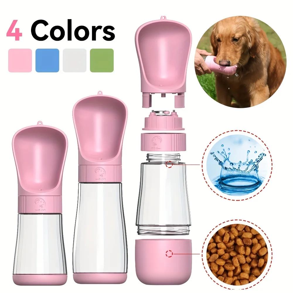 Dispensador portátil de botellas de agua y cuencos para perros: mantenga su mascota hidrata en la marcha, taza de agua para exteriores para perros - imagen 2