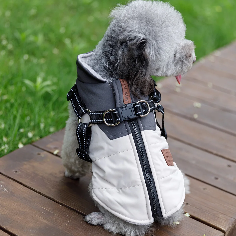 Ropa para perros cálidos y gruesos Otoño e Invierno dos patas Teddy Pomeranian Schnauzer chalecos para perros pequeños productos para mascotas
