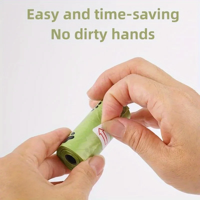 Bolsas biodegradables para excrementos de perro y gato con dispensador