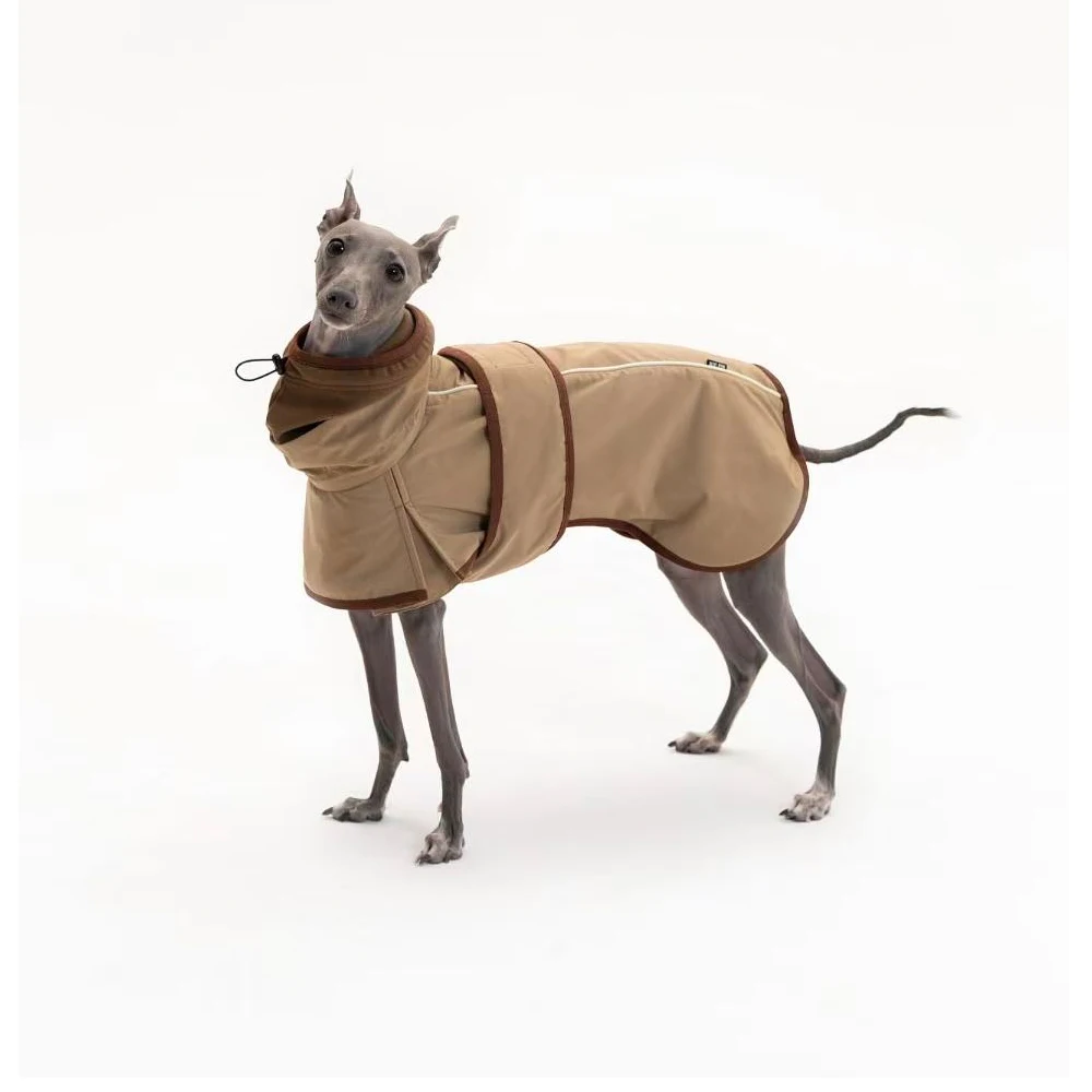 Abrigo invierno galgo italiano y Whippet – capa ajustable cuello alto - imagen 2