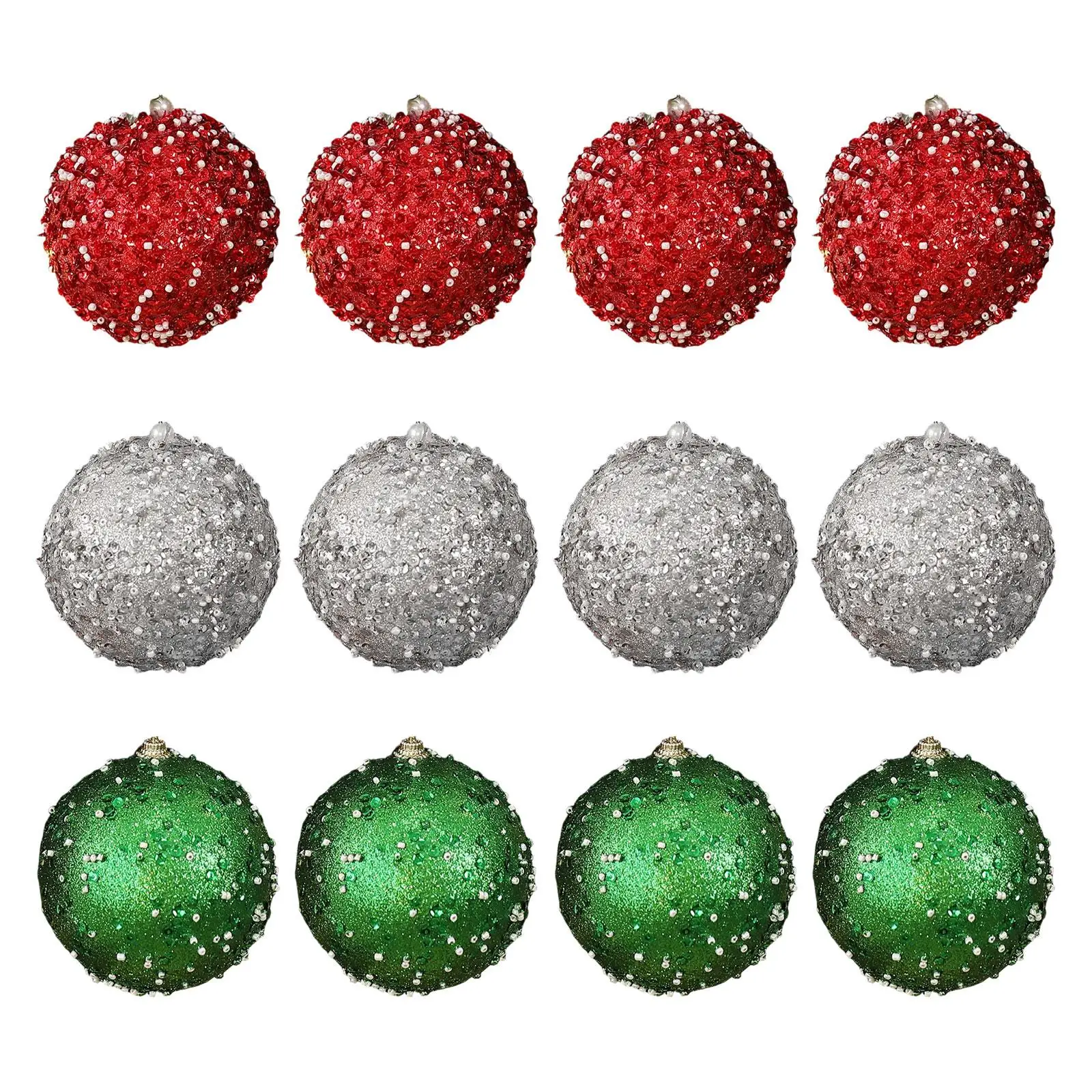 Adornos de bolas de Navidad de 4 piezas, práctico y práctico árbol de Navidad - imagen 2