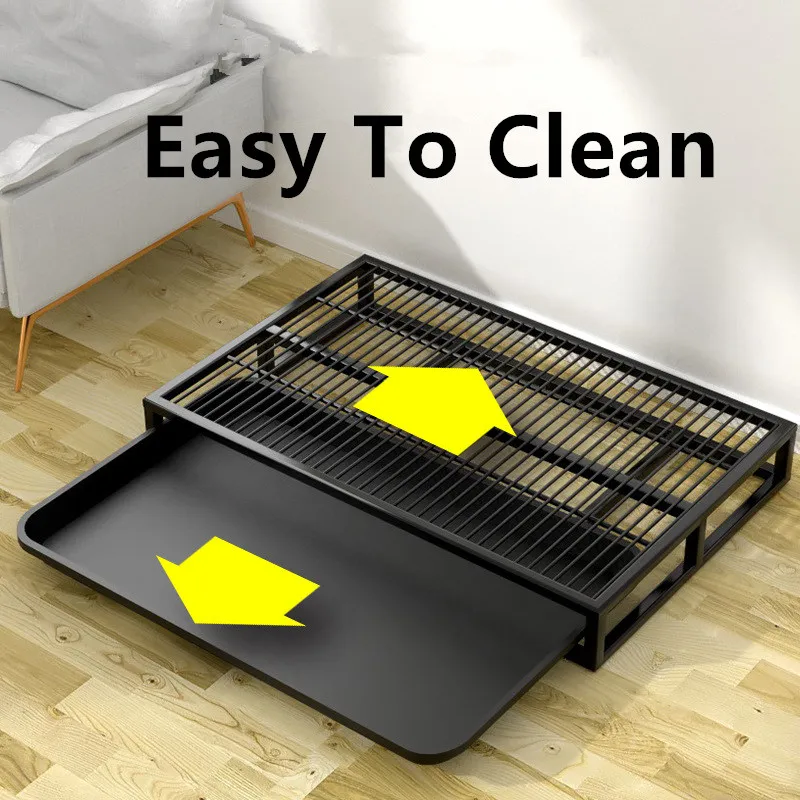 Inodoro de acero inoxidable para perros, caja de arena lavable para perros, esterilla de entrenamiento, herramienta de limpieza de inodoro de interior, suministros para mascotas - imagen 5